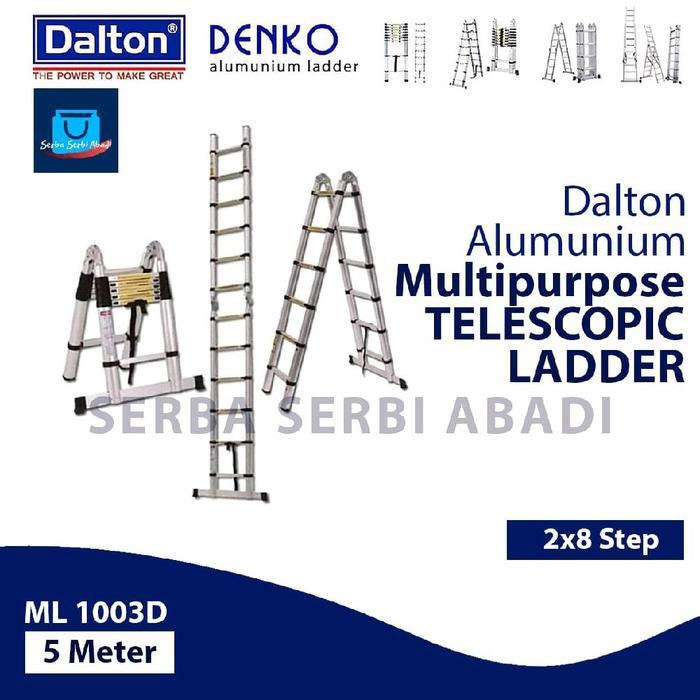 tangga double telescopic 5 meter Dalton ML 1003D