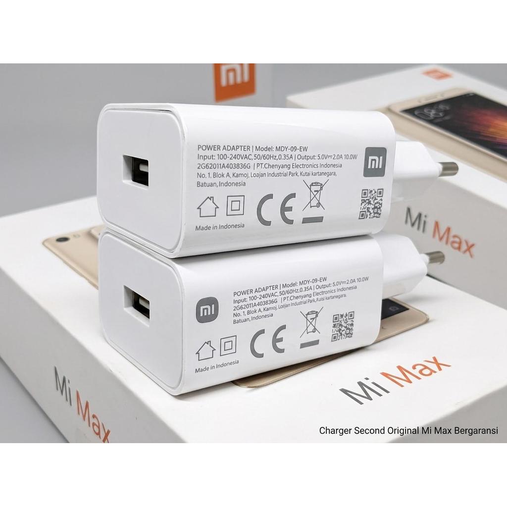 Charger HP Xiaomi MDY-09-EW Original Second 5V 2A 10W USB Charger Kepala Cas Pengisi Daya Cocok Mi M