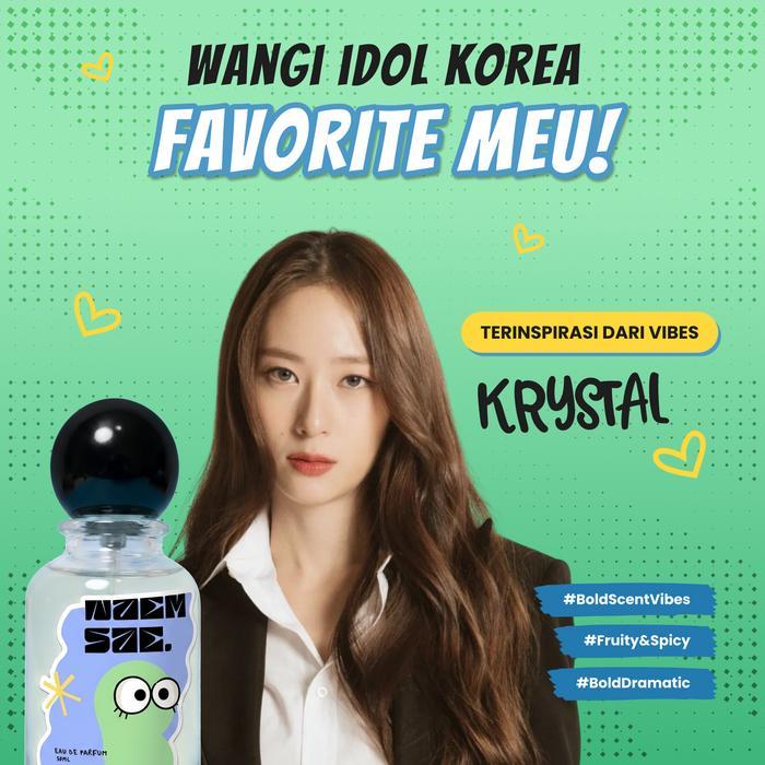 Promo [Bonus 4 Freebies] Parfum Krystal Fx "Velvet Night" By Naemsae - Aroma Fruity, Feminin &