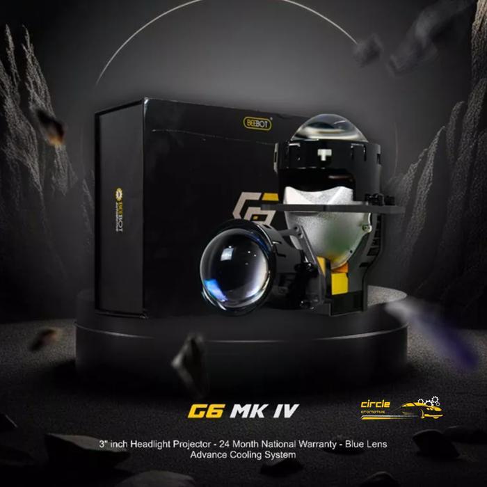 BEEBOT BILED HEADLAMP PROJECTOR 3 INCH - G6 MK IV 70 - 80WATT