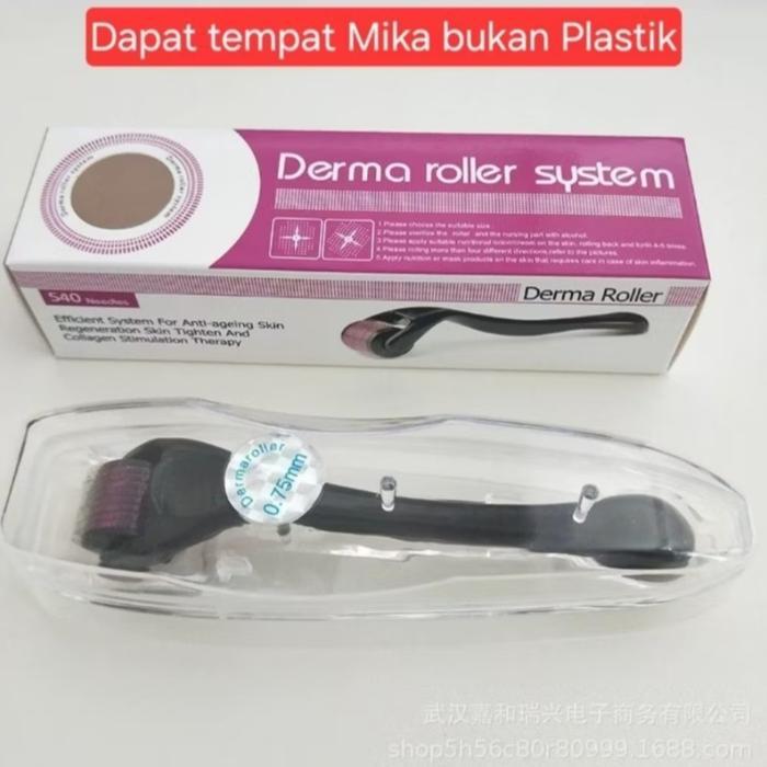 Dermaroller Micro Needle 540 jarum Alat perawatan wajah Penghilang bekas Jerawat Flek & Bopeng