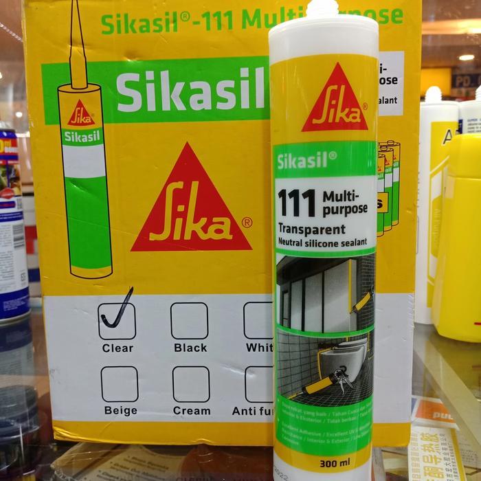 NEW sikasil 111 transparant sikasil 111 clear neutral sealant
