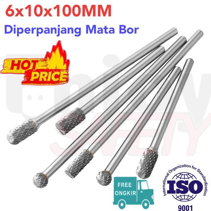 NEW Mata bor / Mata tuner /Mata cuner / Rotary burr dua arah 6X10x100mm