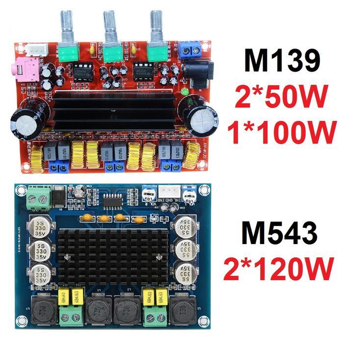 Kit Power Amplifier Class D Tpa3116D2 2.1 2X50W+100W Tpa3116 D2 2X50W
