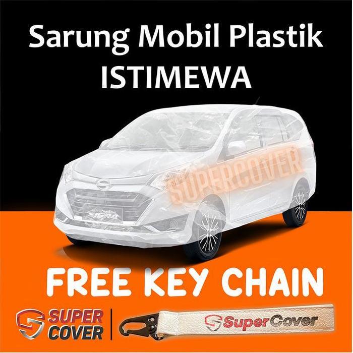 Super Cover Premium Penutup Body Mobil Cover Mobil Sarung Mobil Daihatsu Sigra Plastik Transparan