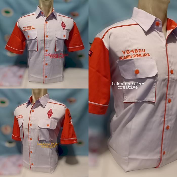 pdh ORARI nasional Baju PDH ORARI Nasional Bordir Nama Callsign Orda dan Orlok Seragam Komunikasi Pr