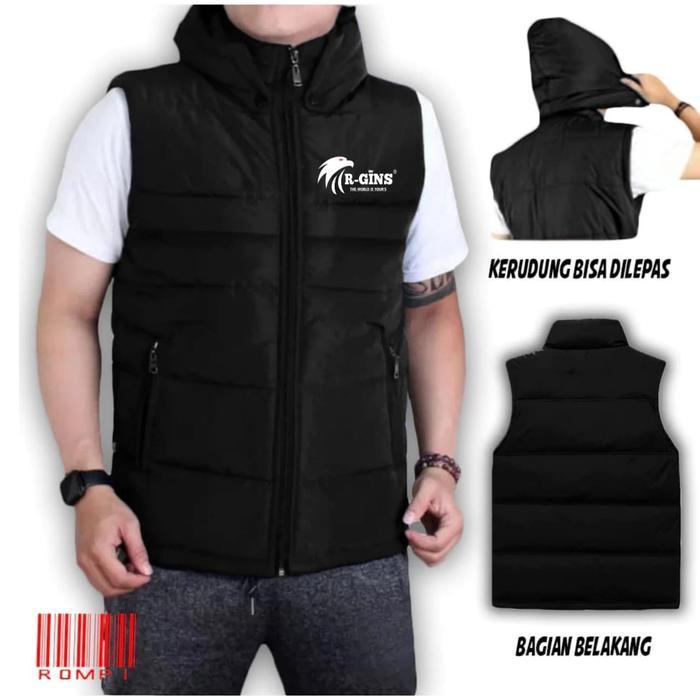 Eiger Sportwear - Jaket Rompi Anti Angin Rginsrompi Vest Parasut Kembung Outdoor Pria Wanita Casual