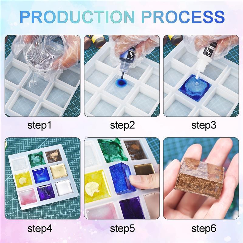 UV Resin Mold Pigment DIY Blooming Pigment for Resin Craft Epoxy Resin Diffusion Pigment Epoxy Resin