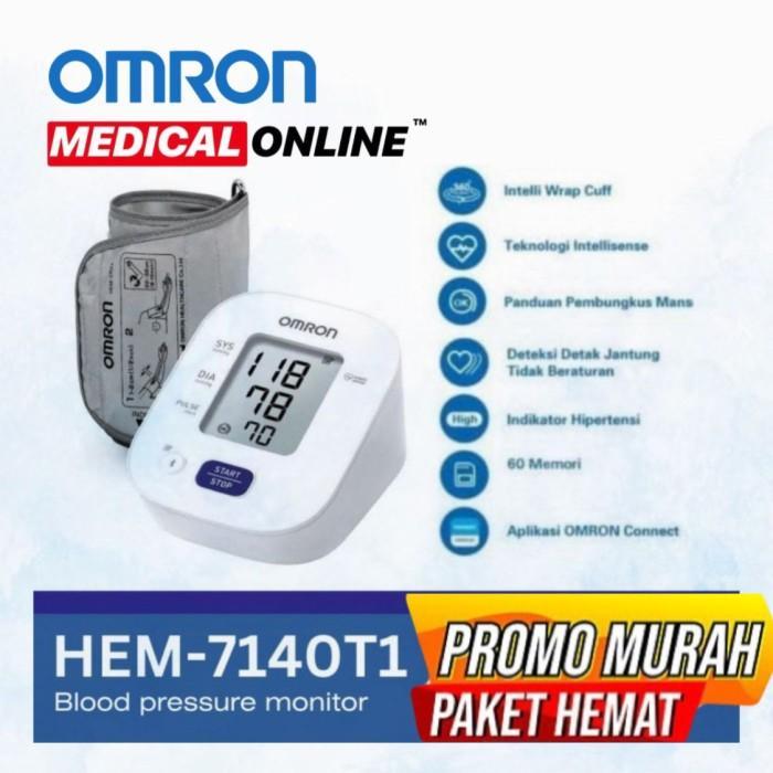 Tensimeter Omron Hem-7140T + Bluetooth Tensimeter Digital Omron 7140T1