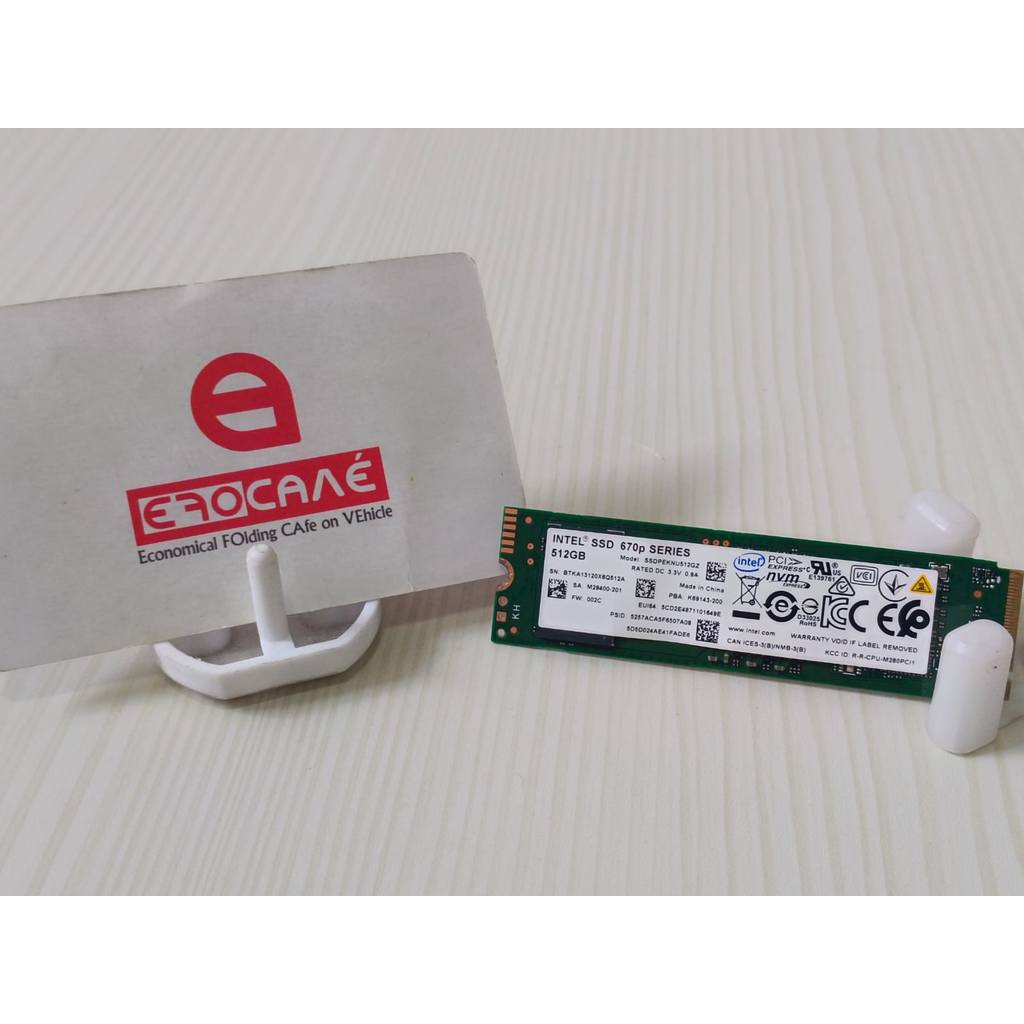 SSD M.2 NVMe intel 670p 512GB PCIe Gen3 3.0 x4 diatas M2 SATA --Terima Tukar Tambah (Upgrade/Downgra