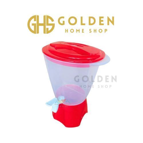 GHS - Dispenser Plastik Air Minum Dengan Kran 4 Liter MPW Tempat Teh Poci Minuman