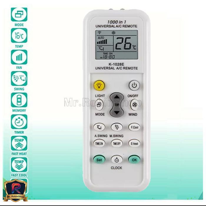 Promo Remote Ac Universal Semua Merek Ac/ Multi Remote Ac, Ac Remote / Remote Ac Unversal Original