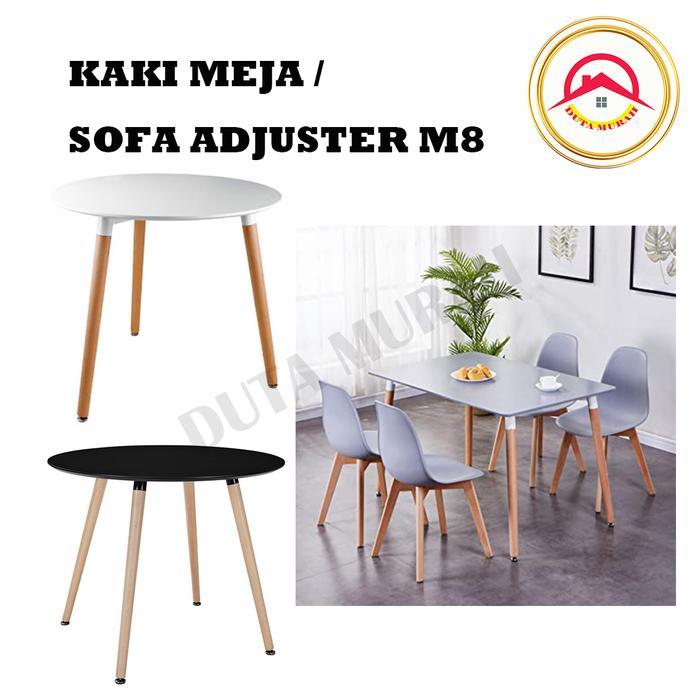 Stabil Adjuster Kursi / Kaki Adjuster Kaki Stabil Meja Kursi Nylon Putih M8