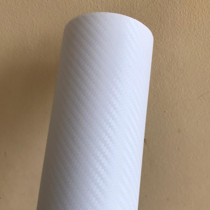 TERLARIS skotlet putih karbon 3D tekstur kasar scotlite profix vinyl premium READY