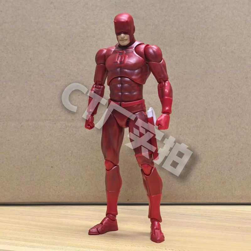 New CT Toys Mafex 223 Daredevil Black Red Figure Anime Daredevil Comic Version Action Figures Pvc