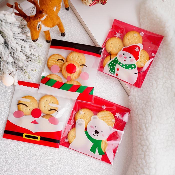 Plastik Cookies natal kemasan cookies Christmas plastik natal kemasan