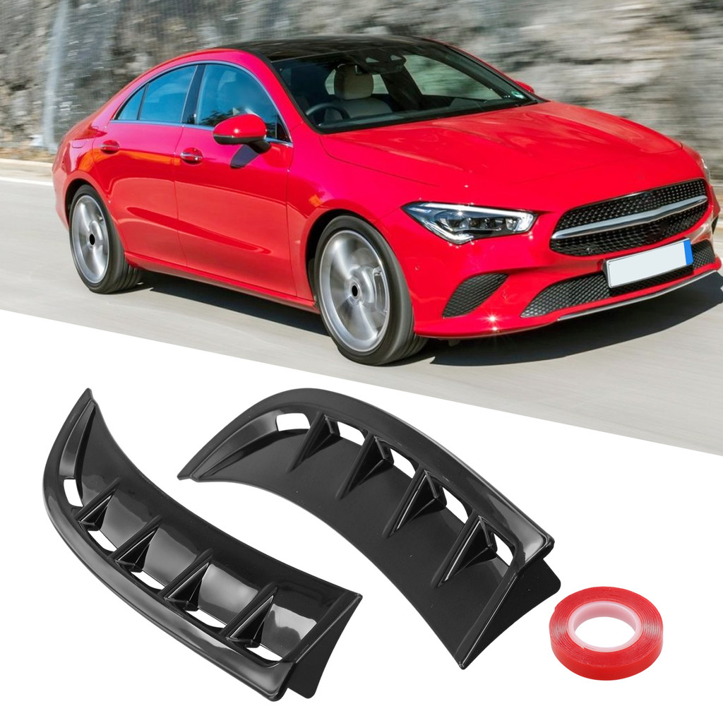 FRONT BUMPER WING SIDE VENT COVER DESIGNED FOR MERCEDES CLA C118 CLA250 2020+ EFFECTIVE SCRATCH AND