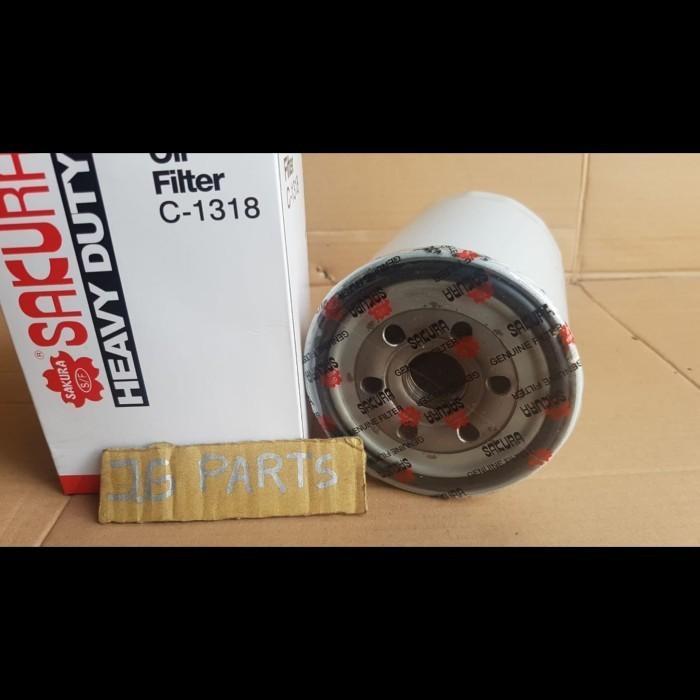 TERLARISS FILTER SARINGAN OLI SAKURA HINO DUTRO 110 C1318 C 1318 C-1318 ORI
