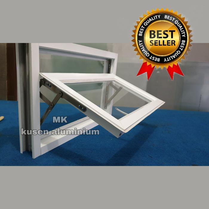 Jendela Aluminium 40 X 80 Lengkap