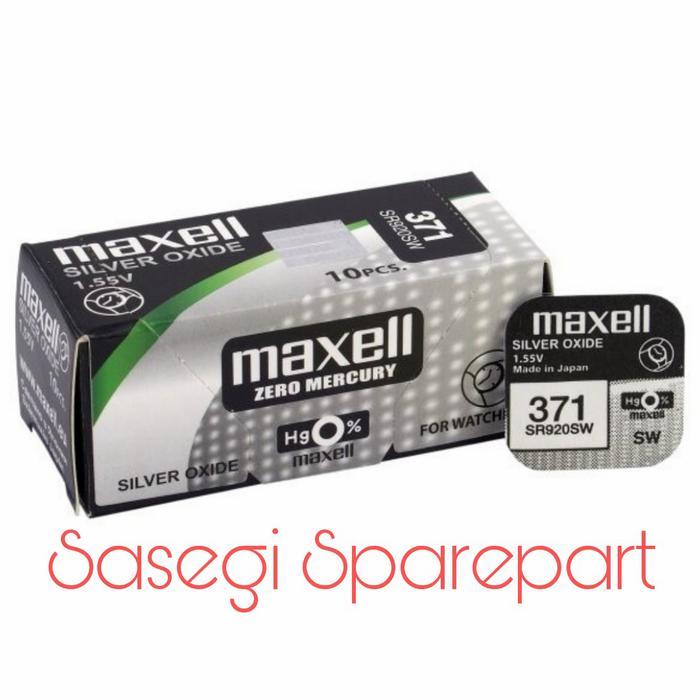 Baterai Maxell 371 SR920SW Baterai Maxell 371 Maxell 920 Original