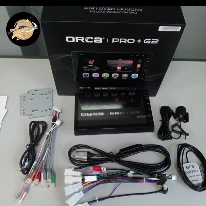 ANDROID  ORCA ADR-9988 7INCH PRO+ G2 RAM 4GB/128ROOM WERLLES CARPLAY