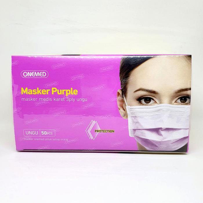 Masker Medis Ungu Onemed Masker Medis Onemed