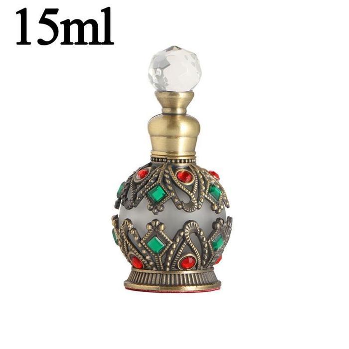 15ml Botol Parfum Refillable Bahan Metal Gaya Arab Botol Parfum Arab Mewah