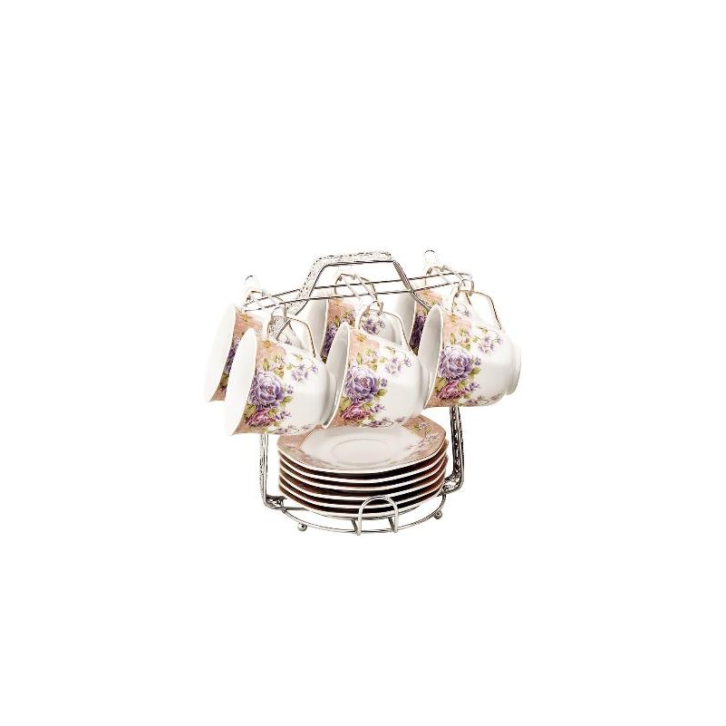 Vicenza Cups Saucer 13Pcs C78-1 / Cangkir Set Vicenza Magnolia