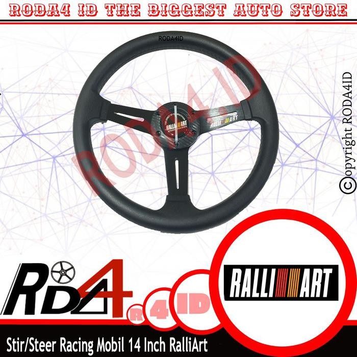 Stir Steer Racing Mobil 14 Inch Ralliart
