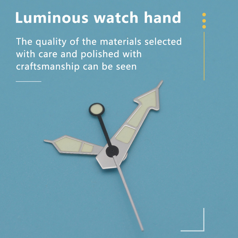 Super C3 Luminous Watch Hands Special Modified Watch Needle  For SKX007 Tuna Canned Diving Watch Fit