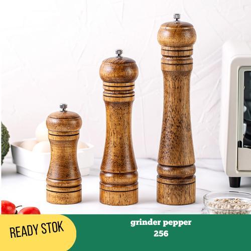 Pepper Mill Grinder Gilingan Lada Merica Kayu 256