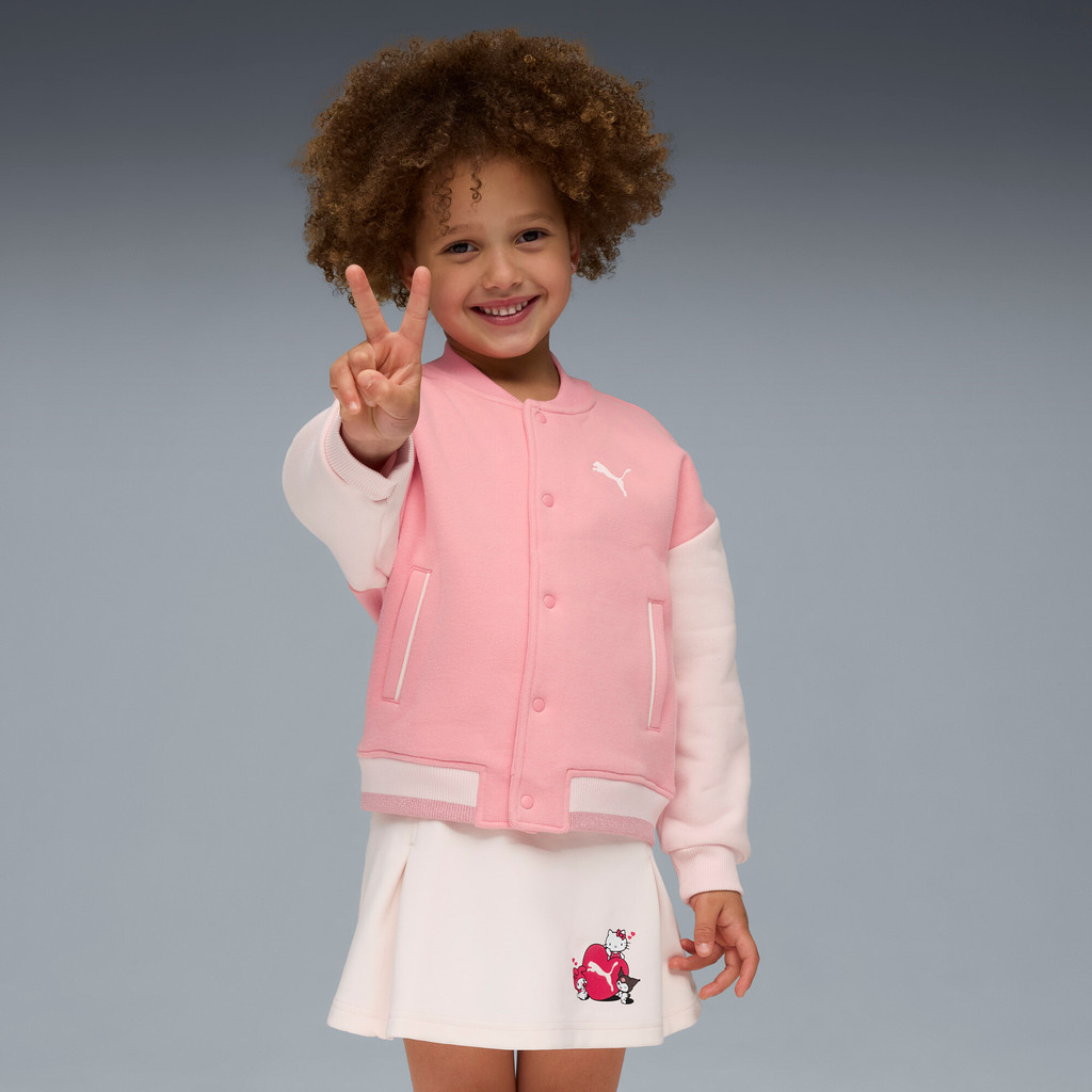 PUMA All-Over PUMA x HELLO KITTY AND FRIENDS Print Kerah Bulat Anak-anak Wanita
