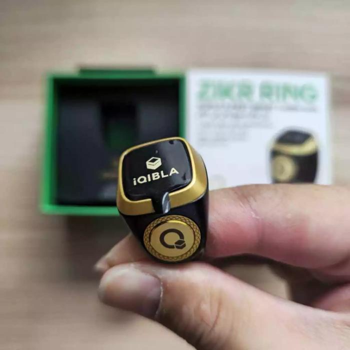 IQIBLA ZIKIR RING ALUMINIUM ALLOY DIGITAL TASBIH SMART ZIKIR RING WITH BATERRY CHARGING TASBIH