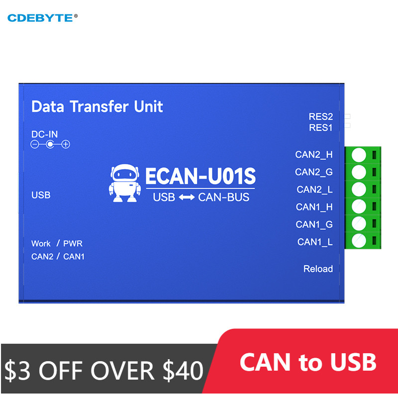 CAN to USB Converter CAN2.0 Debugger Bus Analyzer CAN-BUS