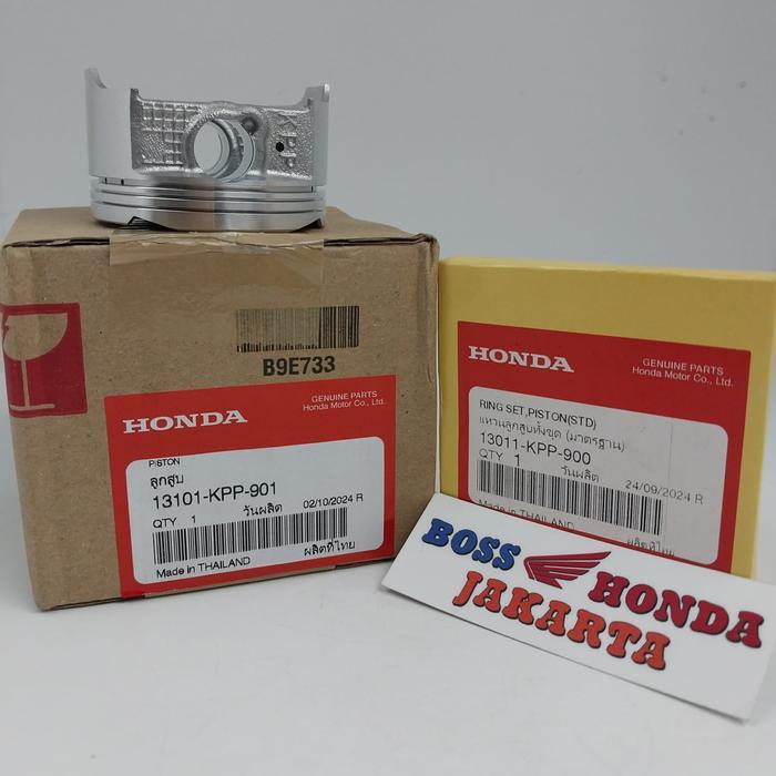 13101-Kpp-901 + 13011-Kpp-900 : Piston + Ring Piston Ukuran (Std) Cbr 150 R Old Karbu & Cbr 150 R Fi