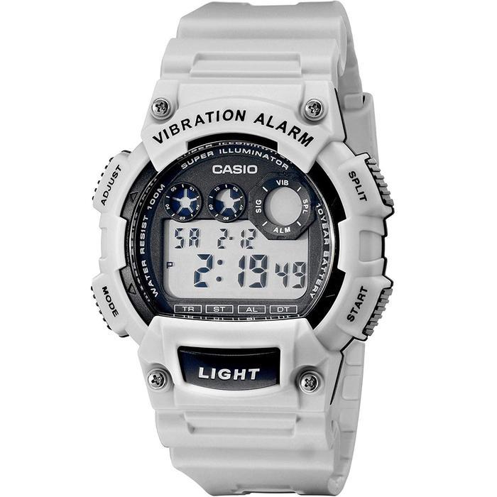 CASIO W-735H-8A2VDF - JAM TANGAN PRIA - ABUABU PUTIH W735H