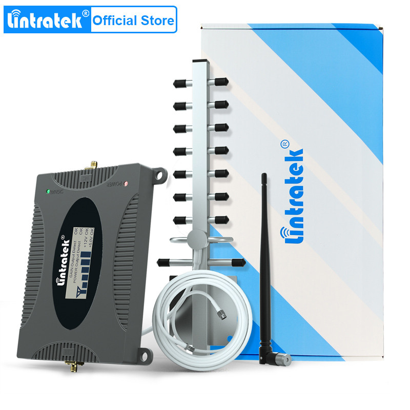 Lintratek 3G Cellular Signal Amplifier GSM Repeater 900 2G 3G 4G 1800 2100MHz 850 Mobile Phone Netwo