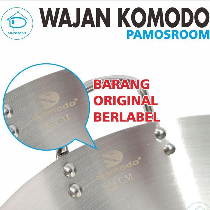 Komodo Kuali Wajan 36Cm Penggorengan Stainless Steel Diameter 36 Cm