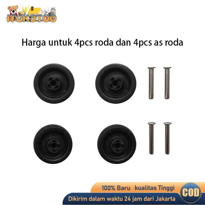 4pcs Roda Koper President Include As Roda Sparepart Koper Kode 917