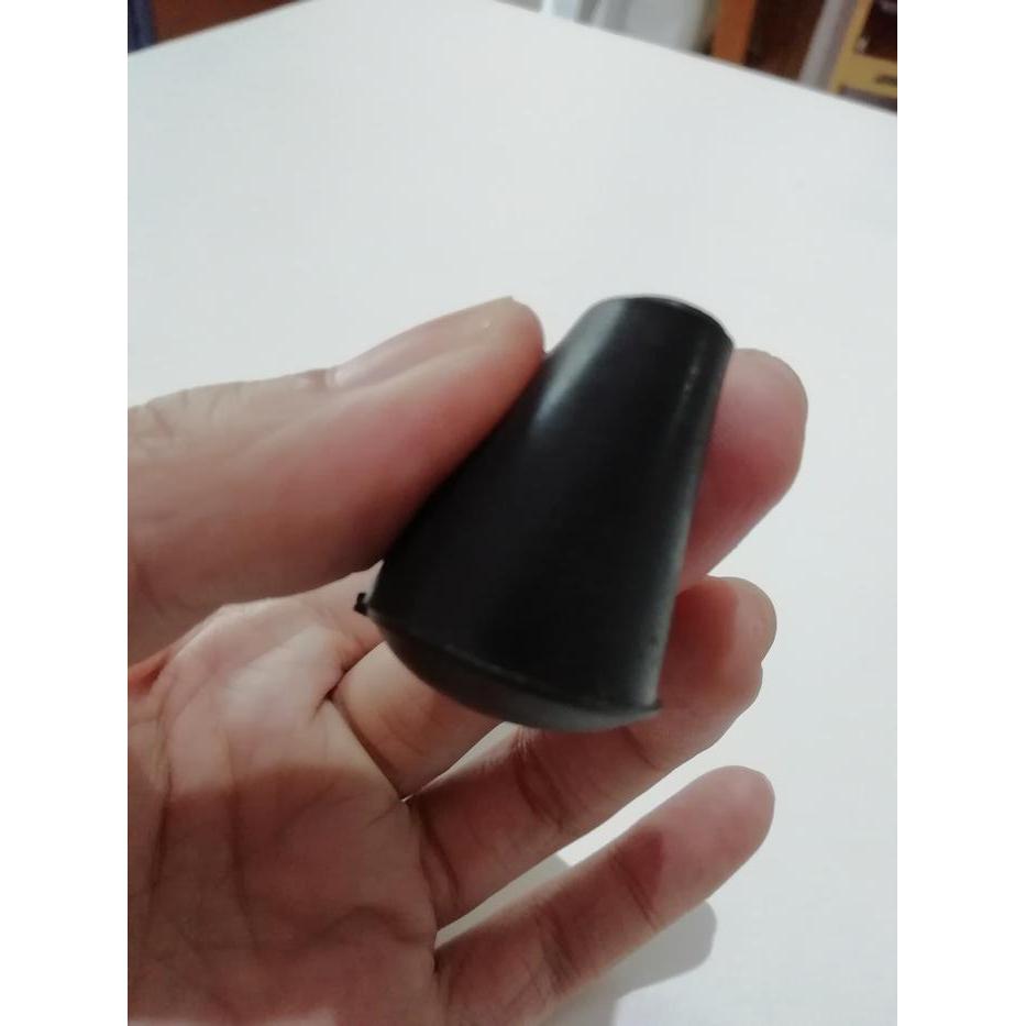 Plastik Kaki Kursi Chitose (Flexible) 7/8" (22 mm) - Hitam