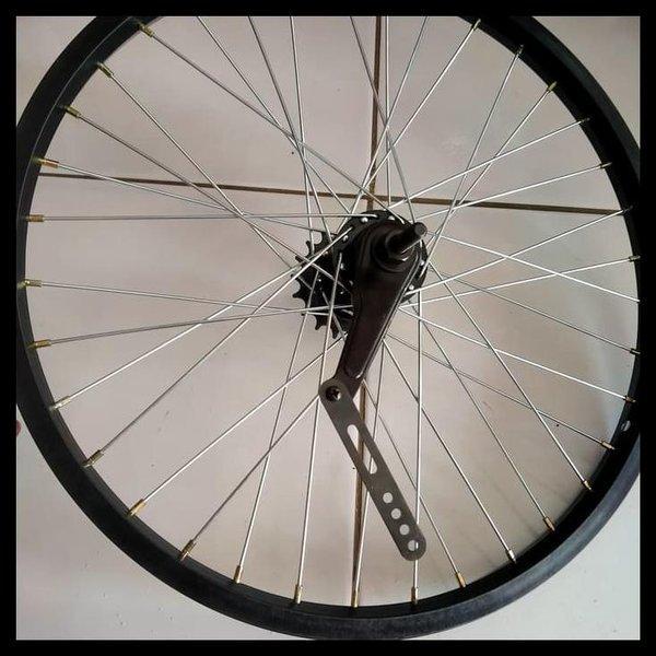 Velg Wheelset Hub Sepeda Bmx Rem Torpedo Belakang Alloy Ukuran 20