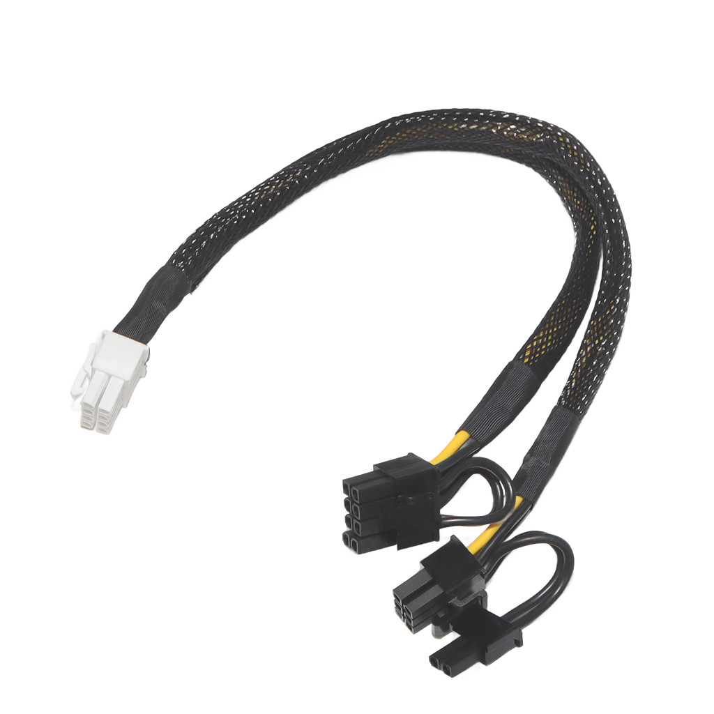 FOR LENOVO ST558 ST550 SERVER CABLE 8P TO DUAL 6+2P GPU GRAPHICS CARD POWER SUPPLY CABLE FOR 3090
