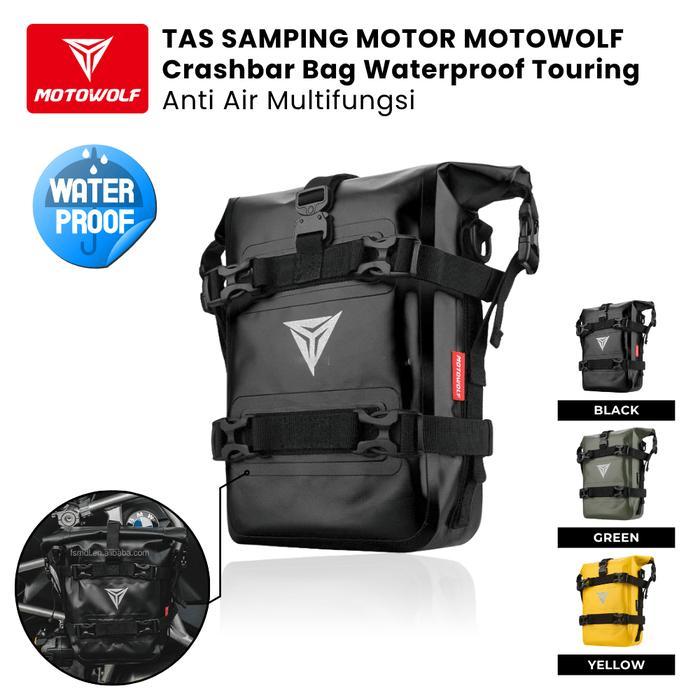 Eiger Adventure - Tas Samping Motor Crashbar Bag Waterproof Touring Anti Air Multifungsi