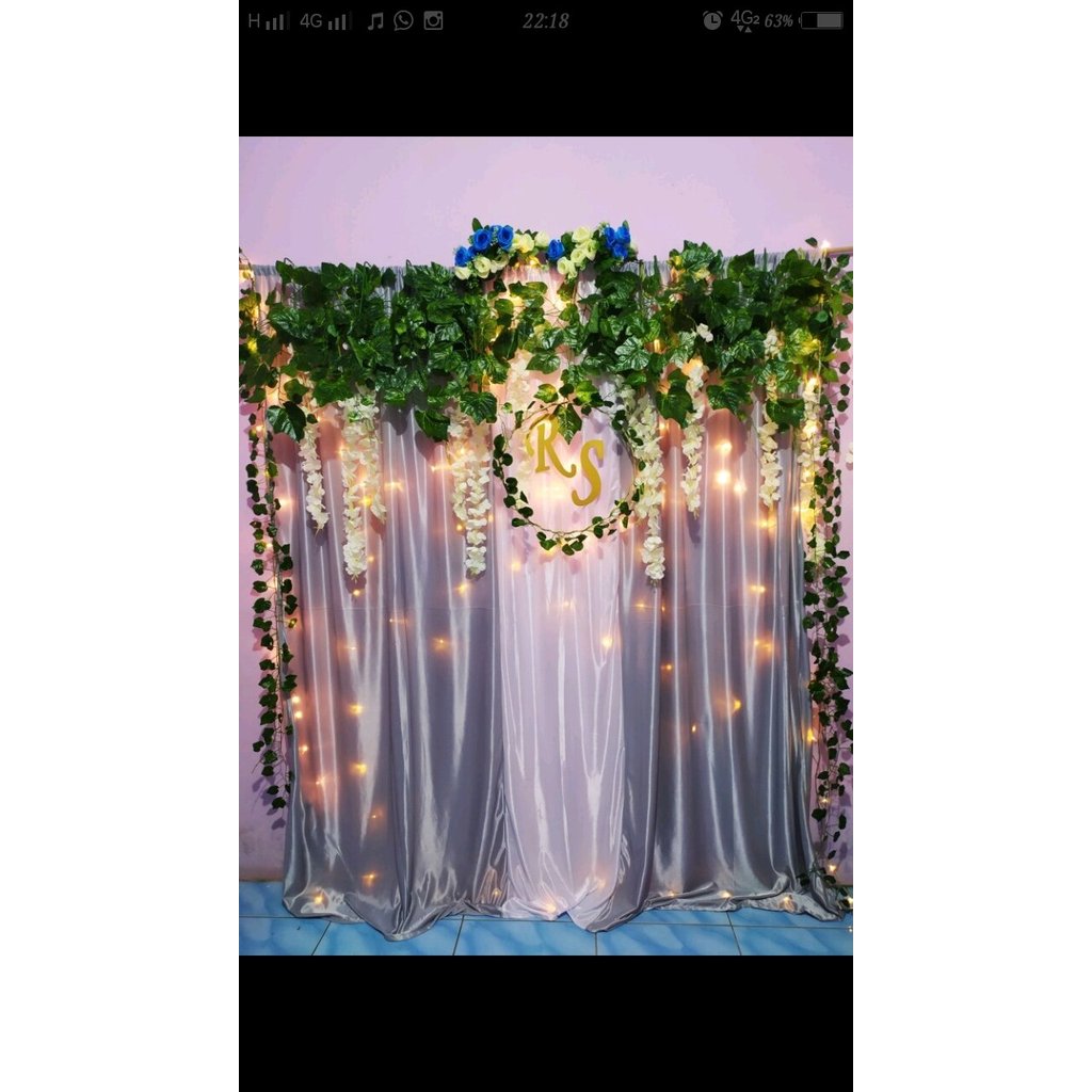 backdrop lamaran paket lengkap