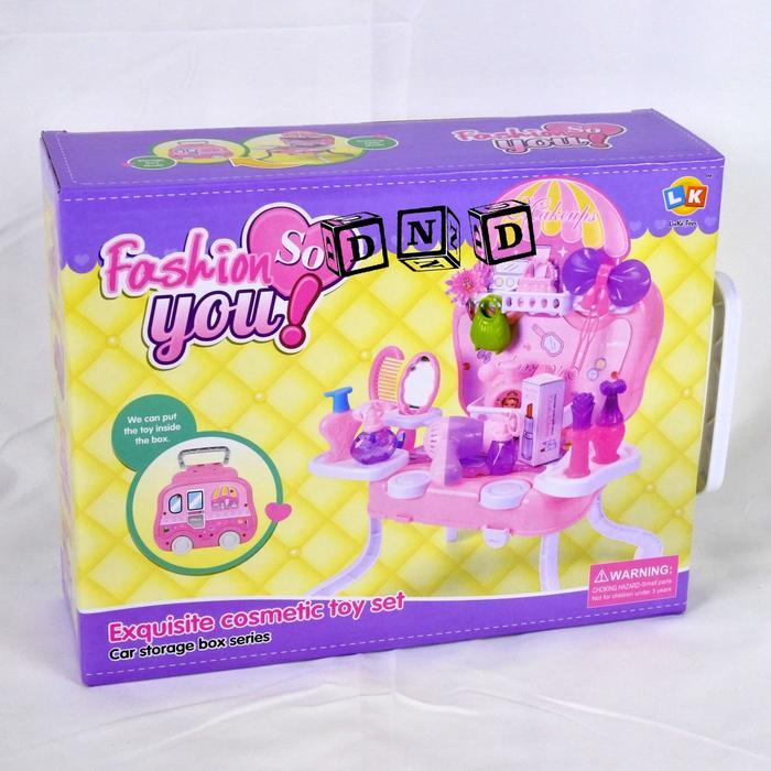 ASLI Mainan Anak Perempuan Fashion So You Makeup Cosmetic Beauty Play Set READY STOCK