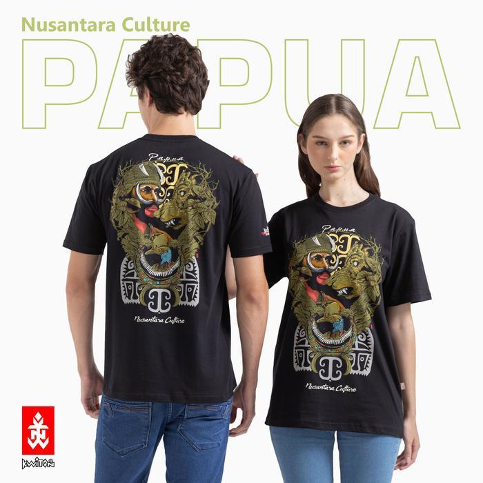 SIAPKIRIM Kaos Nusantara Culture PAPUA READY STOCK
