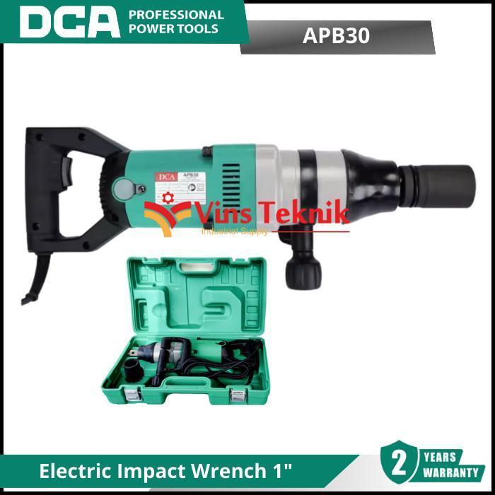 Mesin Pembuka Baut Listrik Electric Impact Wrench 1" Dca Apb30 Apb 30