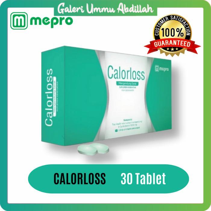 CALORLOSS 30 Tab Obat Pelangsing Calorrloss Obat Diet Detoks Original