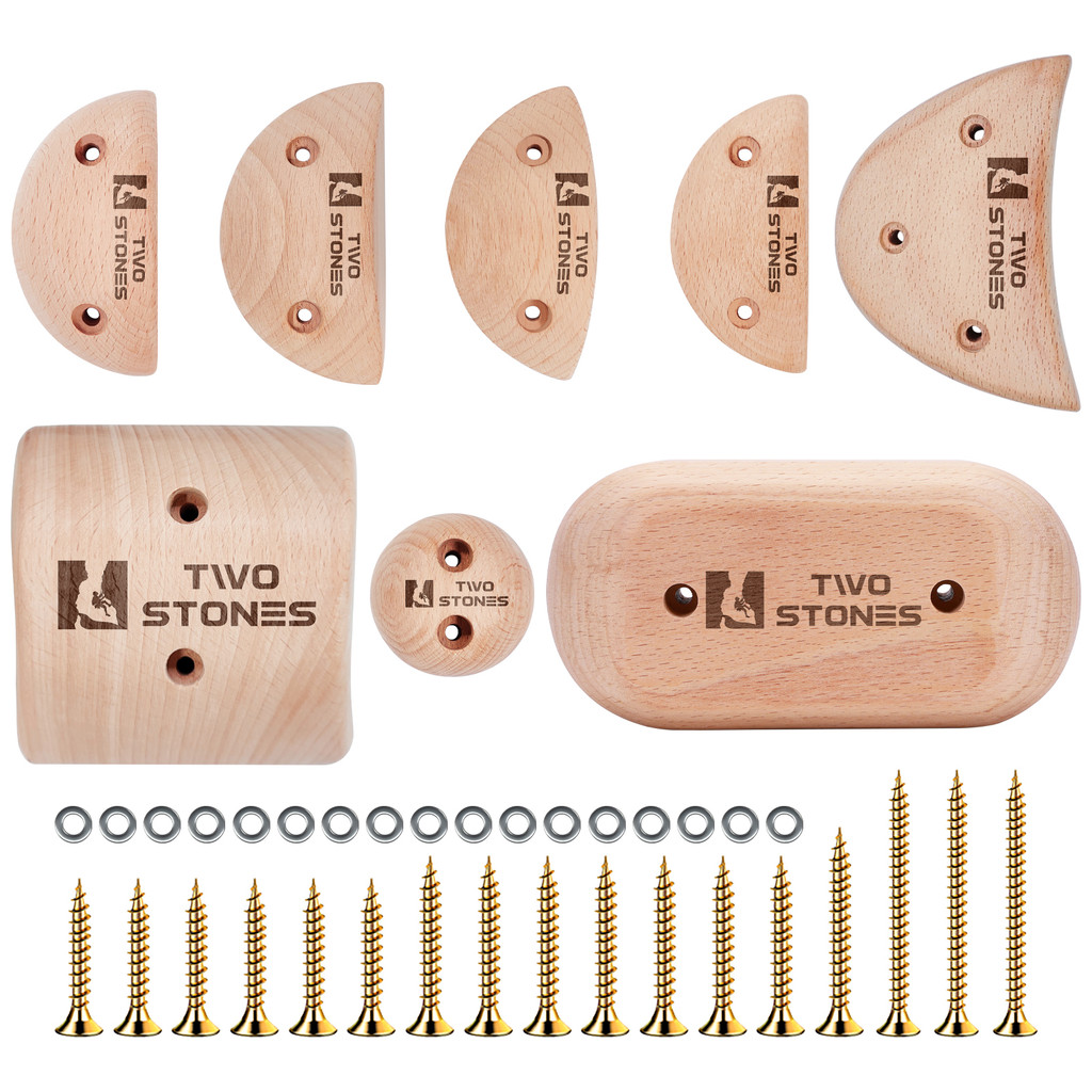 Wooden Rock Climbing Holds For Kids And S, Wood Rock Wall Climbing Holds Kids And Gyms, Variety