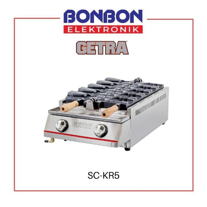 Ready GETRA Gas Fish Waffle Baker SC-KR5 / Maker Taiyaki Ikan Mulut Terbuka